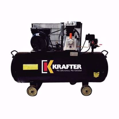 COMPRESOR de aire 3 HP 100 litros - Krafter